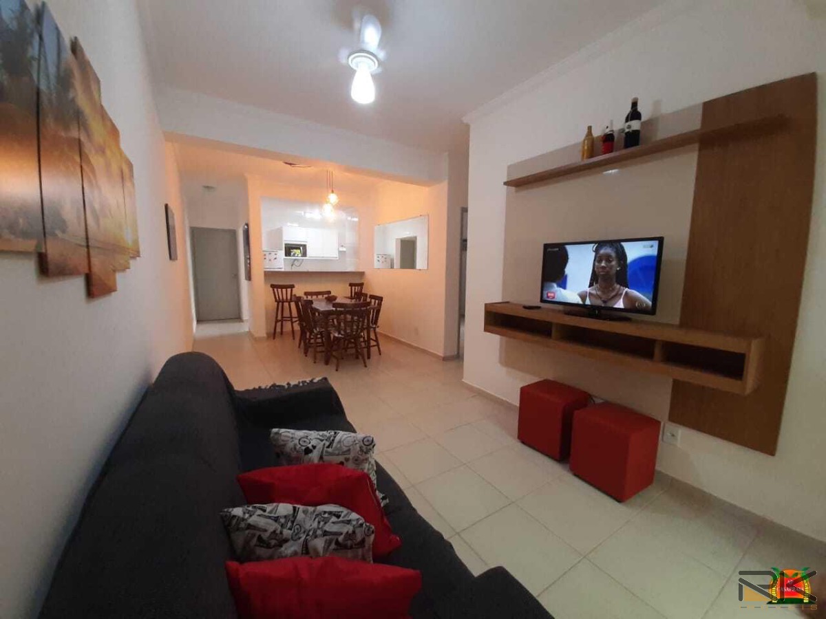 Apartamento Praia Grande com 2 Dormitórios Sendo 1 Suíte,1 Vaga de Garagem,varanda Gourmet com Churrasqueira