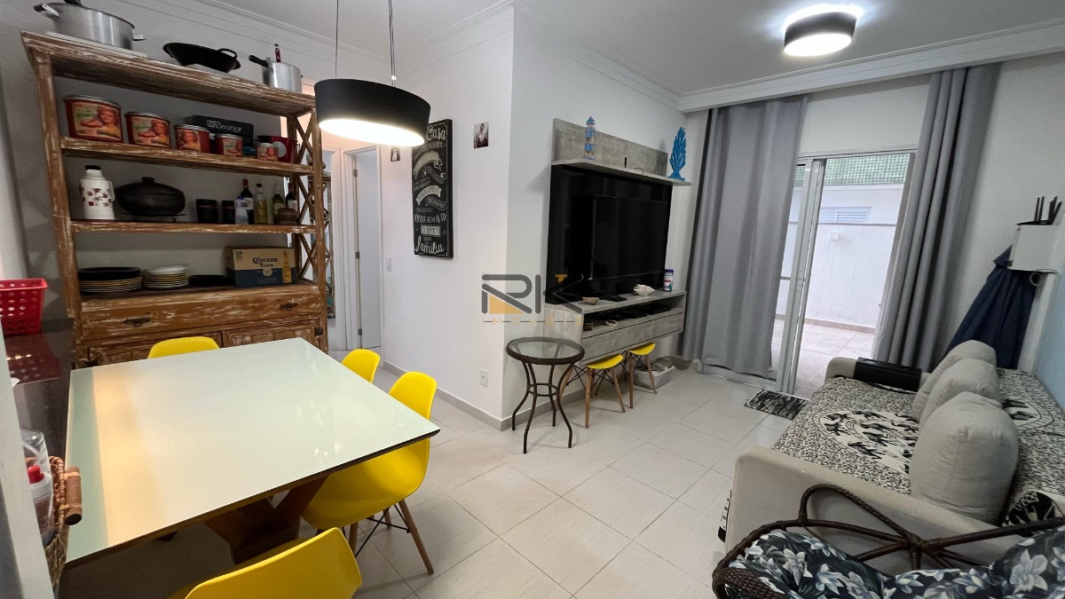 Apartamento Praia Grande com 2 Dormitórios Sendo 1 Suíte,1 Vaga de Garagem,sala 2 Ambientes,varanda Gourmet com Churrasqueira